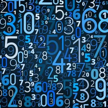 Vector background from numbers 스톡 일러스트