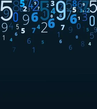 Vector background from numbers Stockillustratie
