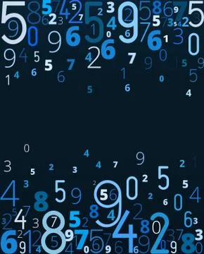 Vector background from numbers 스톡 일러스트