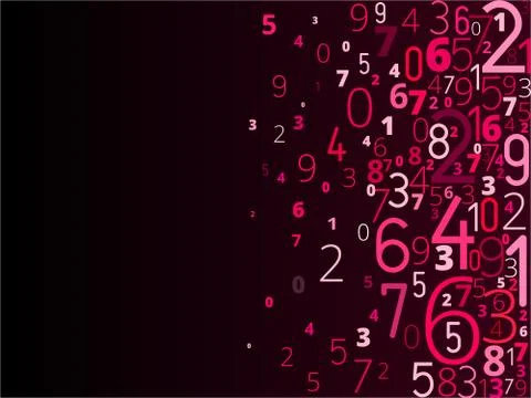 Vector background from numbers 스톡 일러스트