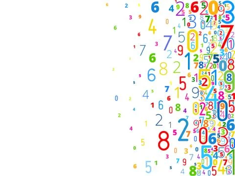 Vector background from numbers 스톡 일러스트