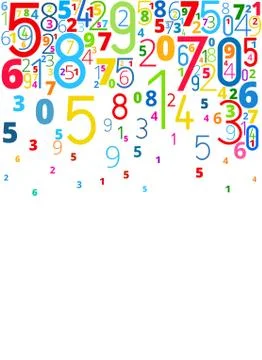 Vector background from numbers 스톡 일러스트
