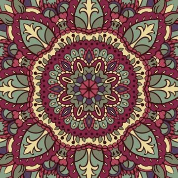 Vector background with ornaments. Stock Illustration