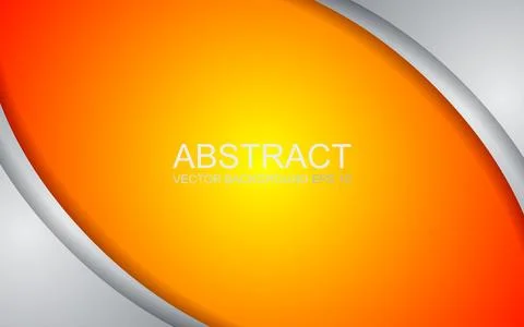 Vector background of overlapping curves with space for text design. Stock Illustration