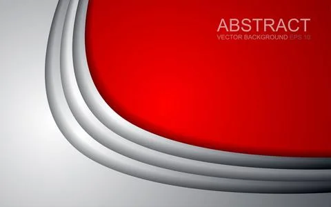 Vector background of overlapping curves with space for text design. Stock Illustration