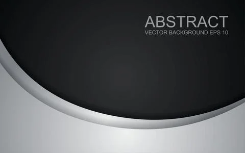 Vector background of overlapping curves with space for text design. Stock Illustration