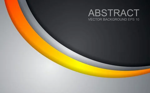 Vector background of overlapping curves with space for text design. Stock Illustration