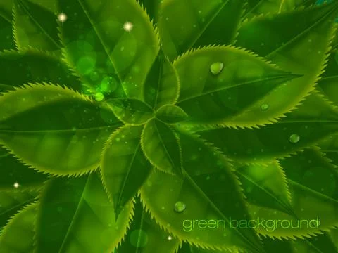 Vector background in pastel colors with green grass Stock Illustration