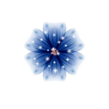 Vector background with pastel flowers Stock Illustration