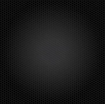 Vector background pattern of black honeycomb cells Vector illustration squ... Stock Photos