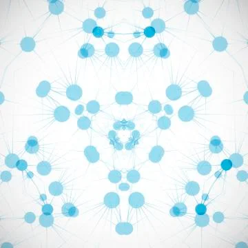 Vector background pattern network. Design dots and lines Stock Illustration