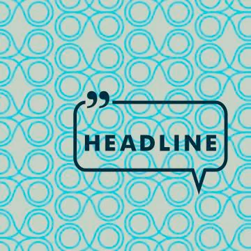 Vector background pattern from simple flat rings Stock Illustration