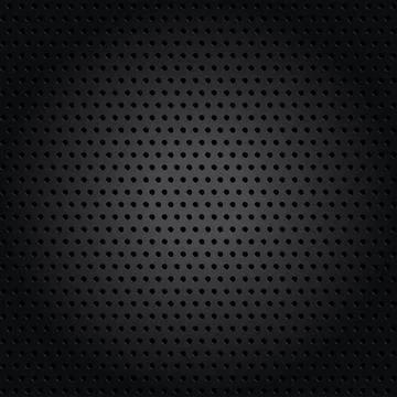 Vector background pattern of wholes in black metal Vector illustration squ... Stock Photos