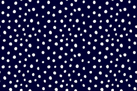 Vector background polka dot. Seamless pattern. Random points, stains, circles Illustrazione stock