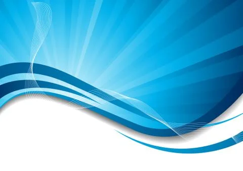 Vector background with ray Stock Illustration