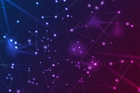 Vector background with realistic abstract technology particles for free 스톡 일러스트