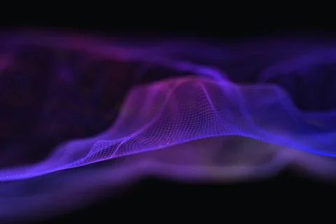 Vector background with realistic abstract technology particles for free イラスト素材