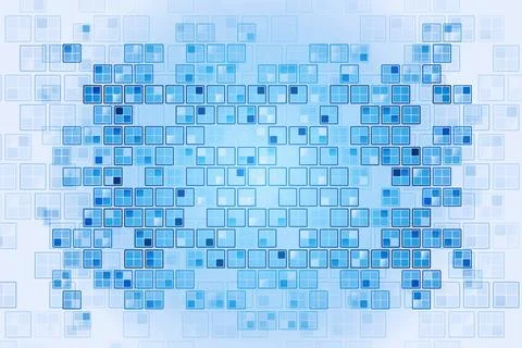 Vector background with realistic abstract technology particles for free 库存插图