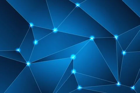 Vector background with realistic abstract technology particles for free 库存插图