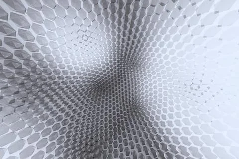 Vector background with realistic abstract technology particles for free Stock Illustration