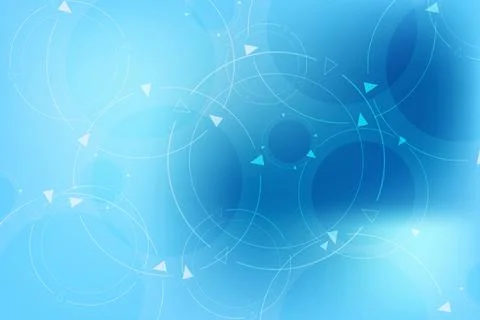 Vector background with realistic abstract technology particles for free 库存插图