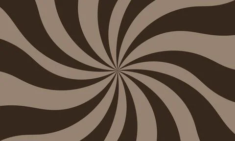 Vector background with rounded brown light rays 스톡 일러스트