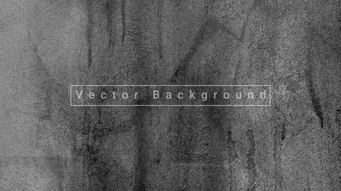 Vector background scratch texture. Grey concrete wall background. イラスト素材
