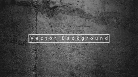 Vector background scratch texture. Grey concrete wall background. イラスト素材