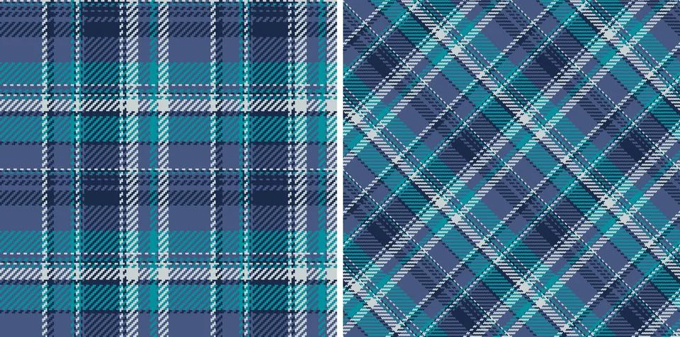 Vector background seamless of check fabric plaid with a pattern textile tar.. Stock Illustration