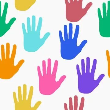 Vector background seamless with palms Stock Illustration