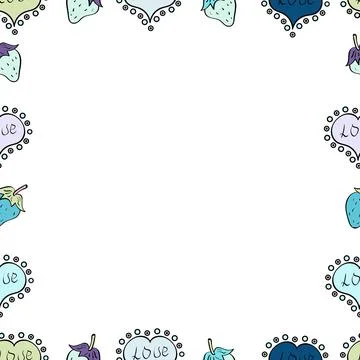 Vector Background seamless pattern with hand drawn Frame doodle. Doodles frame c イラスト素材
