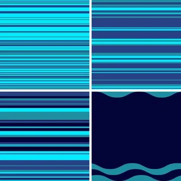 Vector background set of modern colorful stripes offering dynamic composition Stock Illustration