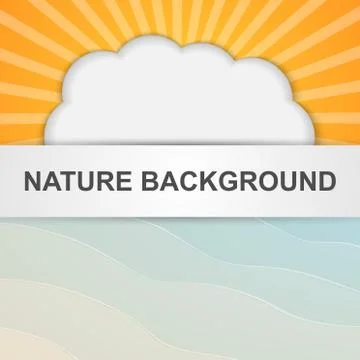 Vector background set. Summer theme. Stock Illustration