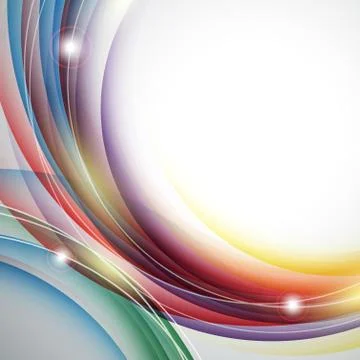 Vector background with shiny  lines Stock Illustration