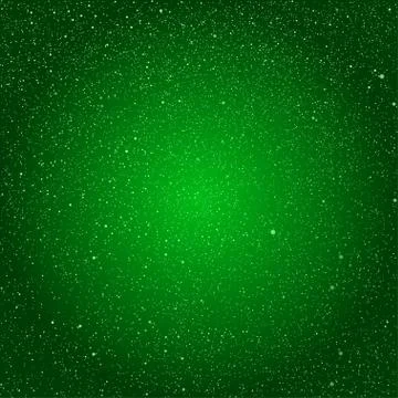 Vector background snowflakes. Green ice storm. Stock Illustration