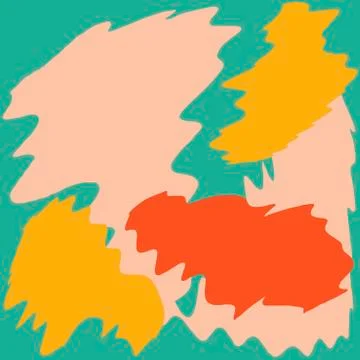 Vector background with space for text. Hand drawn various shapes and Doodle Stock Illustration