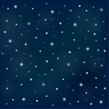 Vector background. Starry night Sky. Eps 10. Stock Illustration