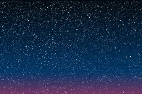 Vector background. Starry night Sky. Eps 10. Stock Illustration
