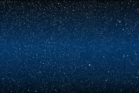 Vector background. Starry night Sky. Eps 10. Stock Illustration