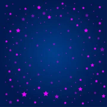 Vector background. Starry night Sky. Eps 10. Stock Illustration