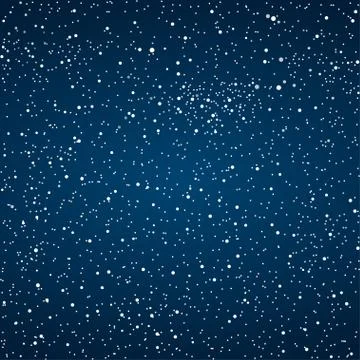 Vector background. Starry night Sky. Eps 10. Stock Illustration