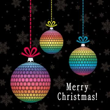 Vector background with stylized colorful balls Stock Illustration
