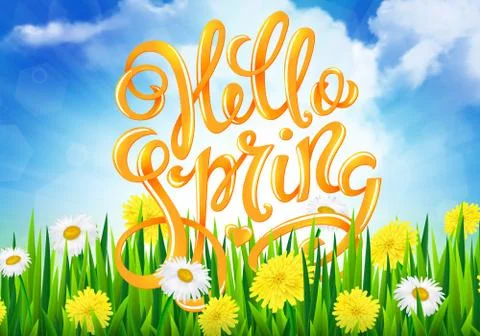 Vector background, sun over clouds イラスト素材