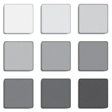 Vector background. Sun rays. Frame. Set. Eps 10. Illustrazione stock