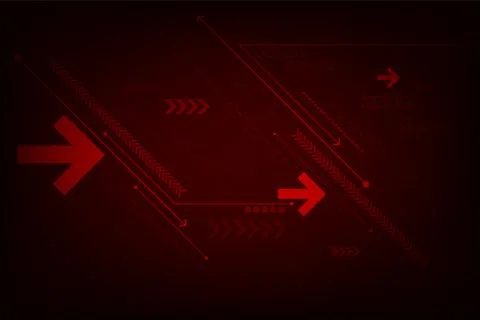 Vector background technology in the concept of arrows. Stock Illustration