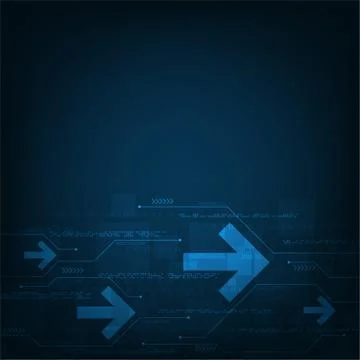 Vector background technology in the concept of arrows. イラスト素材