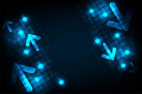 Vector background technology in the concept of digital. イラスト素材