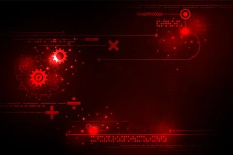 Vector background technology in the concept of digital. Stock Illustration