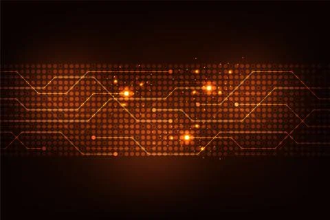 Vector background technology in the concept of digital. Stock Illustration