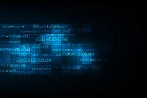 Vector background technology in the electronic information concept. Stock-Illustration